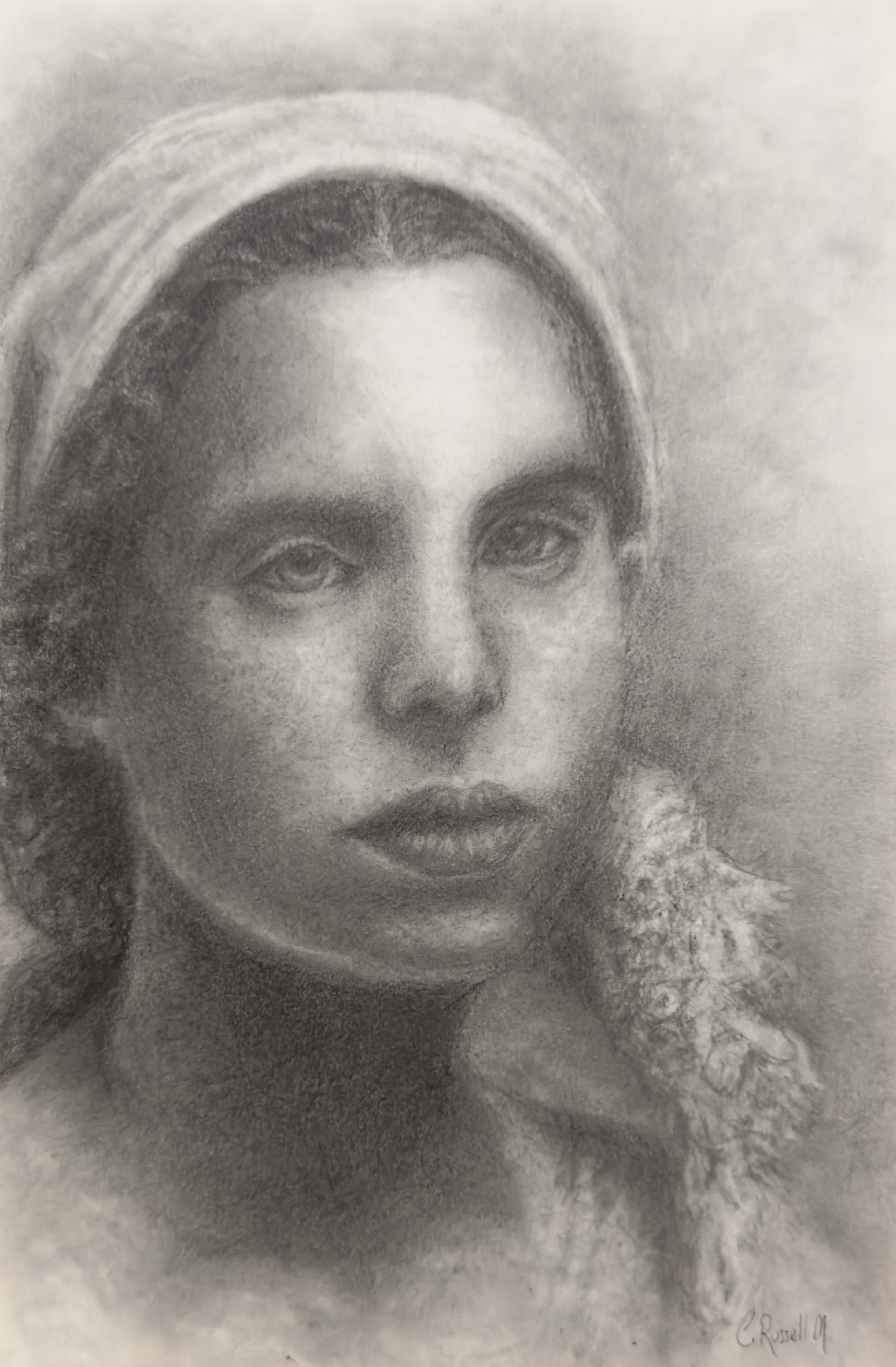 Mujer con pañoleta